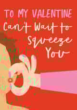 Funny Valentine's Day Card - Squeezing Spots created by AbiGoLucky
