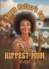 Fun Mother’s Day Card - Hippy Mum created by Bonne Nouvelle