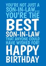 Fun Birthday Card - For Son-In-Law - The Best created by @Cupsie's Creations