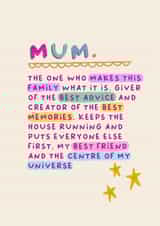 Classic Mother's Day Card - Heartfelt Mum Definition created by Sarah Harding