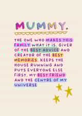 Classic Mother's Day Card - For Mummy - Heartfelt Definition created by Sarah Harding