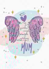 Heart-warming card to express sympathy and love suitable for Mother's Day. created by Luella York