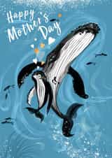 Cute Happy Mother's Day card - whimsical and fun created by Lydia. London