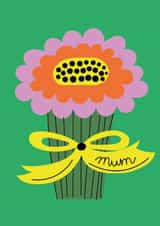 Arty Mother’s Day Card - Colourful Bouquet created by Seekprint