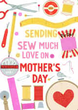 Sewing Mother's Day card - Hobby - Sewing bee created by Rebecca Grantham
