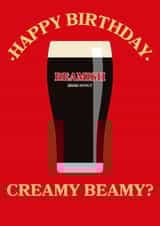 Creamy Beamy for the Beamish Stout lover in your life created by Joanna