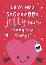 Cute Valentine's Day/Anniversary Card - Jellycat - Heart created by Bow & Bell