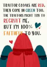 Funny Traitors Valentine's Day or Anniversary Card created by Mollie & Jo Designs