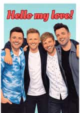 Valentine's day card - Westlife created by Victoria Dervish