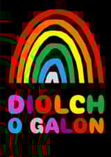 Diolch o Galon – Thank you from the heart created by Charlotte Peacock