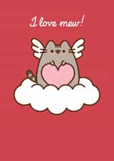 Valentine's Day Card | Pusheen | Cloud created by Hype Cards