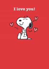 Valentine's Day Card | Snoopy | I love you created by Hype Cards