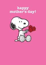 Cute Mother's Day Card - Snoopy - Roses created by Hype Cards