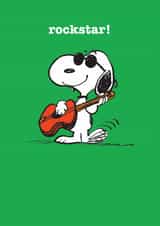 Cute Congratulations Card - Snoopy - Rockstar created by Hype Cards