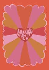 Groovy Love Card created by Philippa Kemp