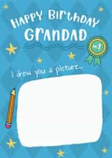 Cute Birthday Card - For Grandad - Interactive Drawing created by @Laura Lonsdale Designs