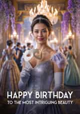 Pretty Birthday Card - Bridgerton Masquerade created by Woody's Design