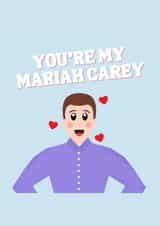 Cute Schitt’s Creek Valentine’s Day card for the Mariah Carey in your life created by Geeky Schitt