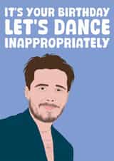 Funny Birthday Card - Brooklyn Beckham - Dance Inappropriately created by Stuck Shop Gifts