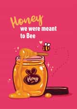 Cute Honey Bee Pun Valentine's Day or Anniversary Card created by Isi