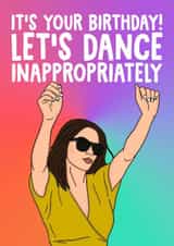 Victoria Beckham Birthday Card - Let's Dance Inappropriately created by Studio Doodles