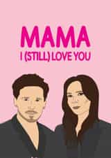 Victoria and Brooklyn Beckham Funny Mother's Day Card, Birthday Card for Mum created by Naff Cards