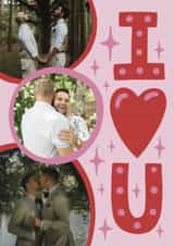 Personalised Valentines Day Photo Card created by Josie Gledhill - Classic Valentine's Day Card - I Love You