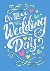 Classic Wedding Card - On Your Wedding Day created by Dalia Clark Design