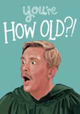 Funny Birthday Card - The Traitors - Stephen - How Old?! created by Lisa Illustrates