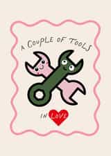 Tools in Love Valentine's Day Card created by Moonshine Prints