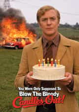 Funny Birthday Card - The Italian Job - Michael Caine created by ShortRound888