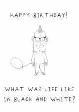 Funny old husband birthday card! created by AJS STUDIOS