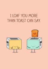 Love at first sight for two toasters created by Milkyprint
