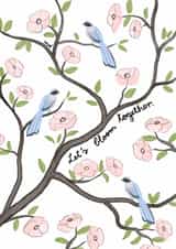 Cute Anniversary Valentines Couple Card created by Monsieur Dorian