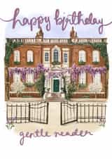 Pretty Birthday Card - Bridgerton House - Gentle Reader created by AP Designs