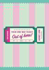 Modern - new job - friend - cinema ticket - your one way ticket out of here created by rachels_type
