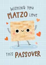 Cute Faith Card - Passover - Matzo Love created by Jess Moorhouse
