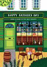 Classic Father's Day Card - Best Grandpa - Raise A Glass created by Pear Tree Press