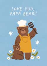 CuteFather's Day Card - Papa Bear created by Hello Elks