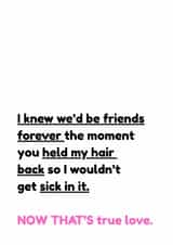 Funny Palentine's Galentine's Valentine's card for best friends created by Danielle Ellen