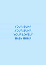 Cute pregnancy announcement, baby boy gender reveal, baby shower card. created by Danielle Ellen