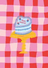 Fun Birthday Card for Her - Cake Card - Happy Birthday created by Penny and Me