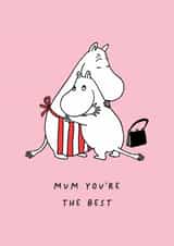 Cute Mother’s Day Card - Mum You’re The Best - Moomin created by Moomin Characters
