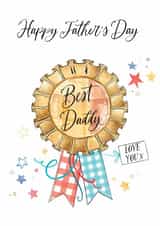 Father's Day card - For best Daddy created by Katie Phythian Design
