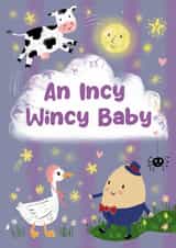 Nursery Rhyme Themed New Baby Card created by Holly Bushnell Illustration
