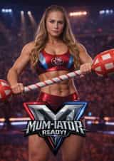 Funny Mother's Day Card - Gladiators created by ShortRound888