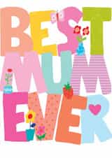 Mother's Day Best Mum Ever created by Paper Salad