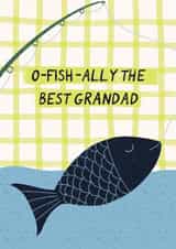 Classic Father's Day Card - For Grandad - Fish Pun created by Sweetlove Press