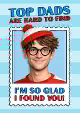 Funny Father's Day Card - Where's Wally - Top Dad created by Blue Kiwi Design