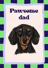 Sausage dog Father’s Day card created by Prezprints
